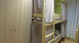 Гостиница Хостел ПЛЕД на Павелецкой Москва Кровать в общем четырехместном номере для женщин-2